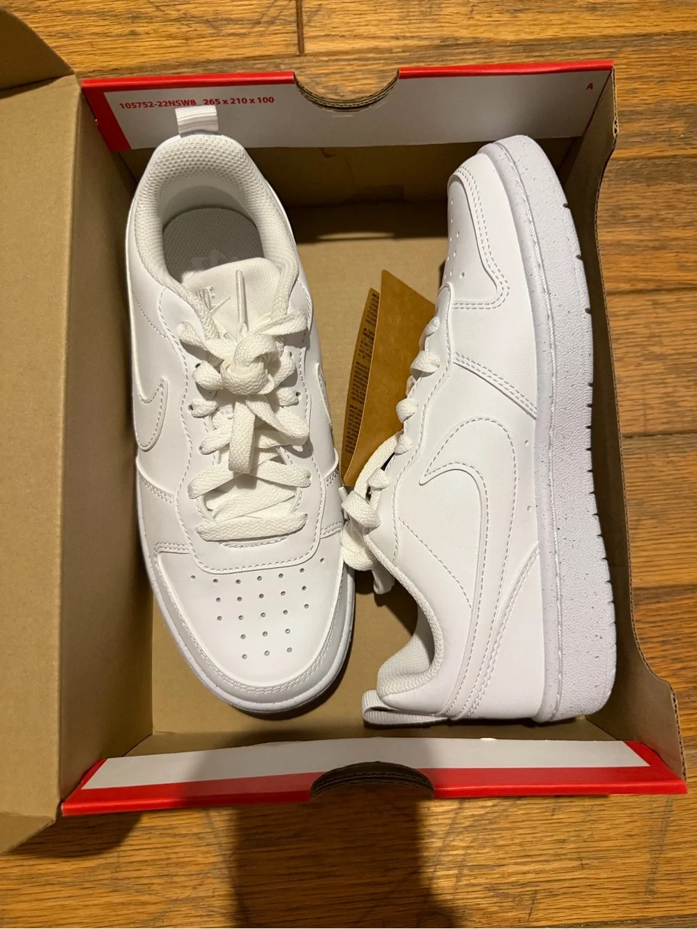 Nike Kids White Low-Top Casual Sneakers